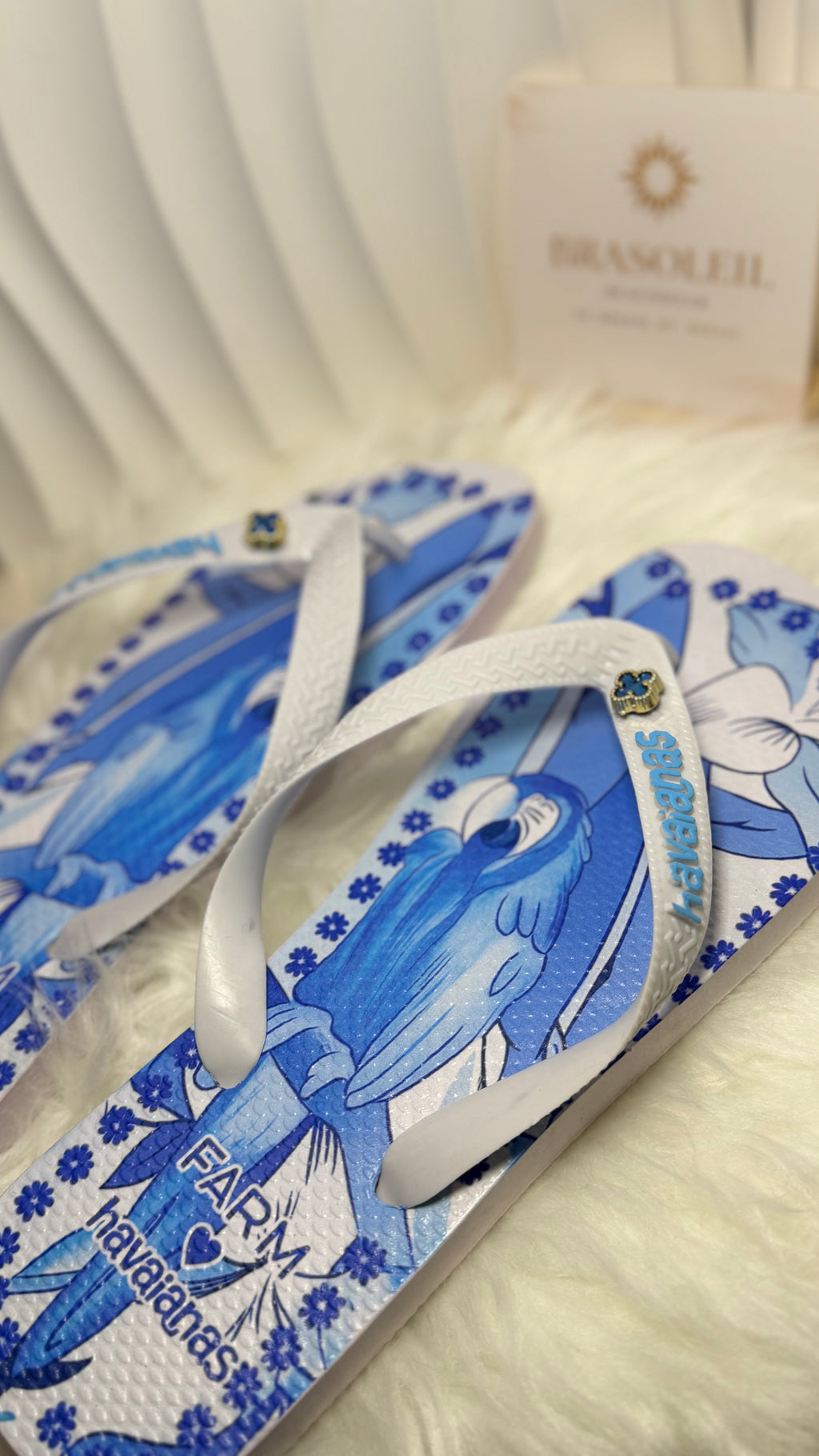 Chinelo tropicale blue